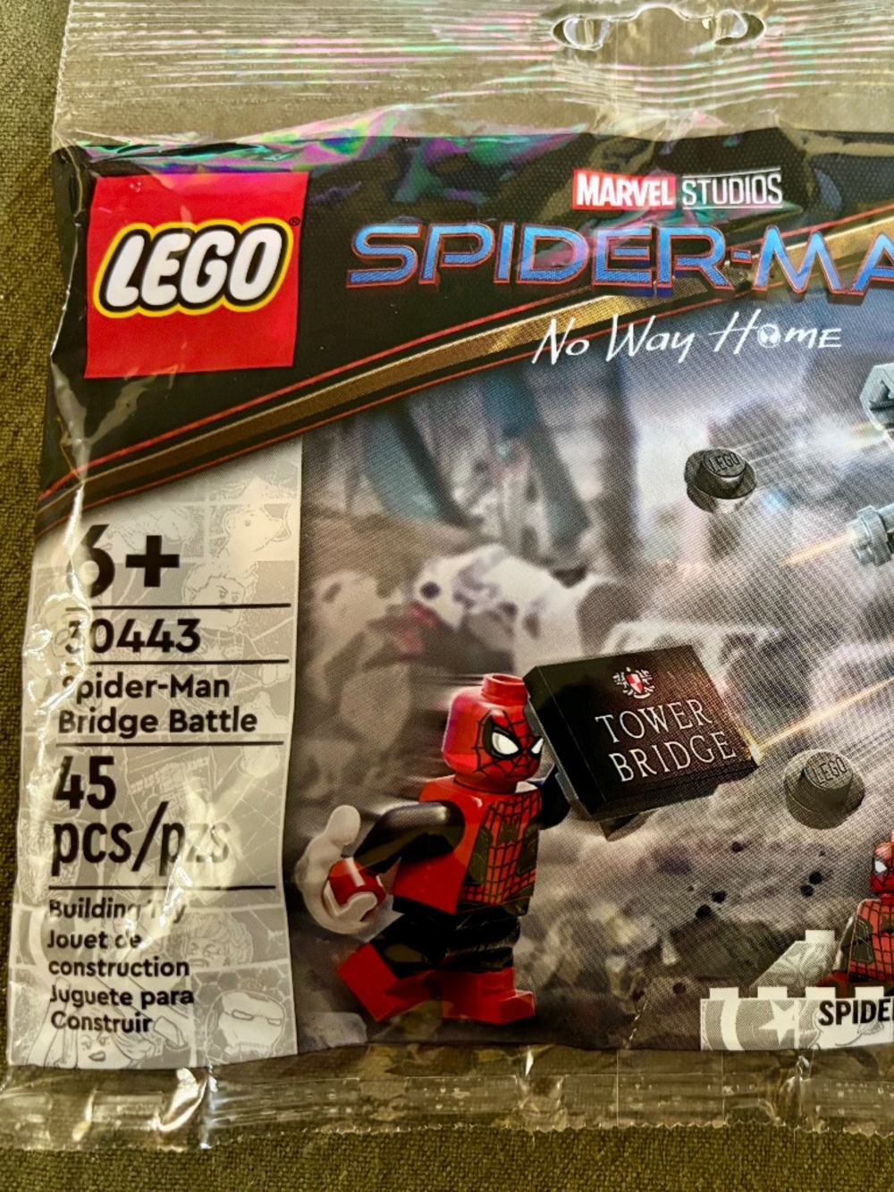 LEGO SPIDER-MAN NO WAY HOME "Spider-Man Bridge Battle" 30443 polybag UNOPENED